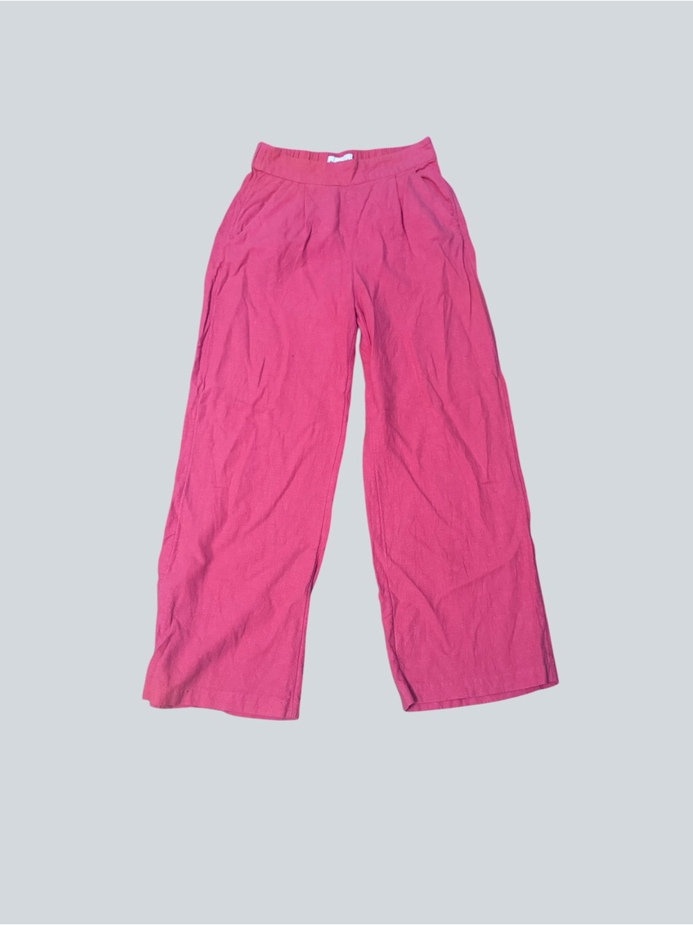 Abercrombie & Fitch Fuchsia Wide-Leg Pants